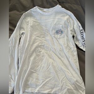 Vineyard Vines yeti White Long Sleeve Tee